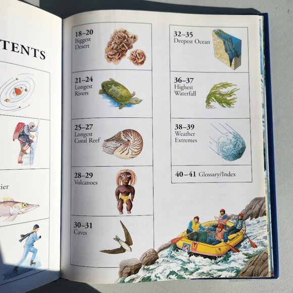 Nature Earth Facts Trivia Hardcover Book Usborne Highest, Longest, Deepest - Picture 8 of 12